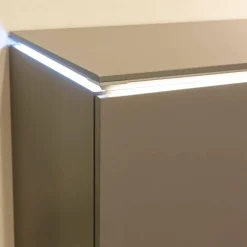 Sideboard GM Merano Lack Eisblau Inklusive LED Beleuchtung