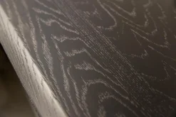 Sideboard Hampton Eiche Anthrazit Gebeizt Türen Klarglas 3 Einlegeböden Griff Leder braunEiche Natur