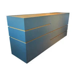 Sideboard Just Cube Bold Lack Bahia M81 Grün Blau Abdeckplatte Mattglas Opti Masala T40 Gelb Braun