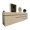 Sideboard Just Cube Bold Front Lack Weiß Korpus Lack Anthrazit