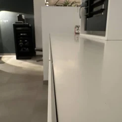 Sideboard Just Cube Bold Front Lack Weiß Korpus Lack Anthrazit