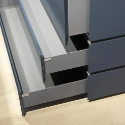 Sideboard Just Cube Bold Lack Atlantic M82 Blau Und Winkelregalkombination Lilu Lack Atlantic M82 Blau