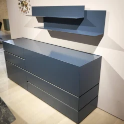 Sideboard Just Cube Bold Lack Atlantic M82 Blau Und Winkelregalkombination Lilu Lack Atlantic M82 Blau