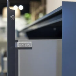 Sideboard Just Cube Bold Lack Atlantic M82 Blau Und Winkelregalkombination Lilu Lack Atlantic M82 Blau