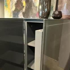 Sideboard Just Cube Light Klarglas Atlantic S82 Inkl Beleuchtung