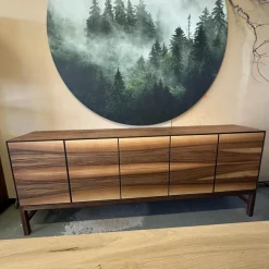 Sideboard Linum Astiger Nussbaum Natur Geölt Front Europäischer Nussbaum Innen Birke