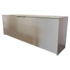 Sideboard M9 Lack Premium Weiß Griff Aluminium Eloxiert Inklusive Einrichtungsset