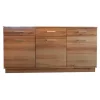 Sideboard Massivholz Buchenholz Massiv Bügelgriffe Silberfarben