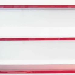 Sideboard Mit 3er-Set Hängeboden Cube Rot