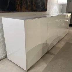 Sideboard Nex Pure Box Lack Weiß Hochglanz