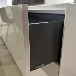 Sideboard Nex Pure Box Lack Weiß Hochglanz