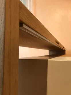 Sideboard Now Spin Eiche Natura Metallgestell Lack Reinweiß Inklusive Beleuchtung