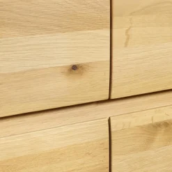 Sideboard Nyon Rustikale Asteiche Massiv Bianco Geölt