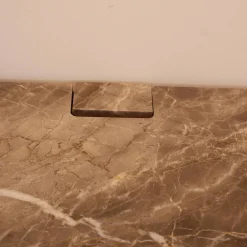 Sideboard Password Evolution Abdeckplatte Marmorplatte Orientgrau Korpus Melamin Batik Schiefergrau Gestell Zinnfarbig