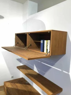 Sideboard Sipario Amerikanischer Nußbaum mit Hängekommode