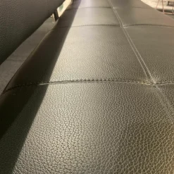 Sitzbank Carim Leder Donna 800 Schwarz Gestell Metall Schwarz Beschichtet