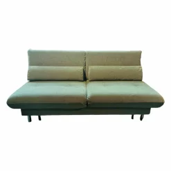 2,5-Sitzer Schlafsofa Quint Stoff 3221 0034 Grün Gestell Metall Verchromt