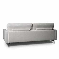 2-Sitzer Sofa Altopiano Stoff AB Chill JAB 1026-071 Grau Füße Metall Schwarz Gepulvert