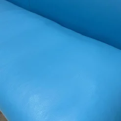 Sitzgruppe Jalis Und Mell Leder 109 Napoli 5856 Petrol Blau Gestell Draht Schwarz Pulverbeschichtet