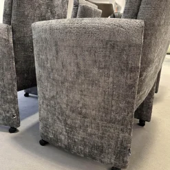 Sitzgruppe Stoff Jab 2 211094 Grau Füße Schwarz