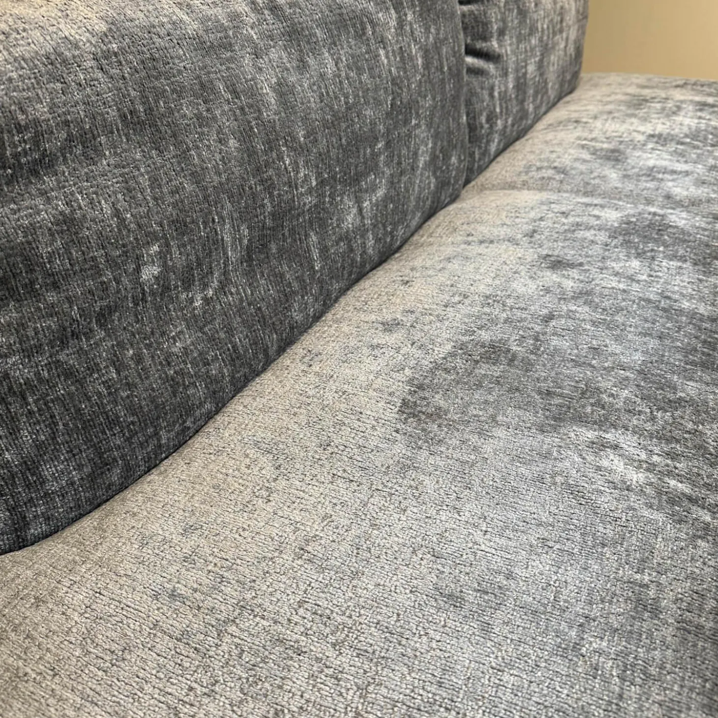 Sitzgruppe Stoff Jab 2 211094 Grau Füße Schwarz