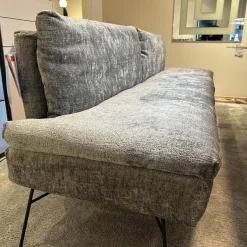 Sitzgruppe Stoff Jab 2 211094 Grau Füße Schwarz