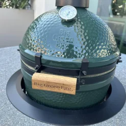 Sitzgruppe Tisch Basket BC07 Porfido Verde Schwarz Grau Schwarz Stuhl Erica Geflecht Anthrazit Gestell Anthrazit Mit Grilltisch Bundle