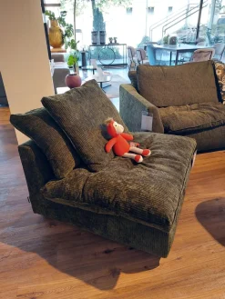 Sitzgruppe Ulf Stoff Diamond Moss 1125 Grün Kunststoffgleiter Schwarz