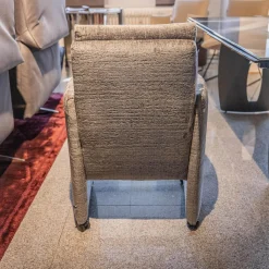 Sitzgruppe WK 790 Bezug Stoff B3094 Basalt Grau Gestell Metall Schwarz