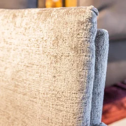 Sitzgruppe WK 790 Bezug Stoff B3094 Basalt Grau Gestell Metall Schwarz