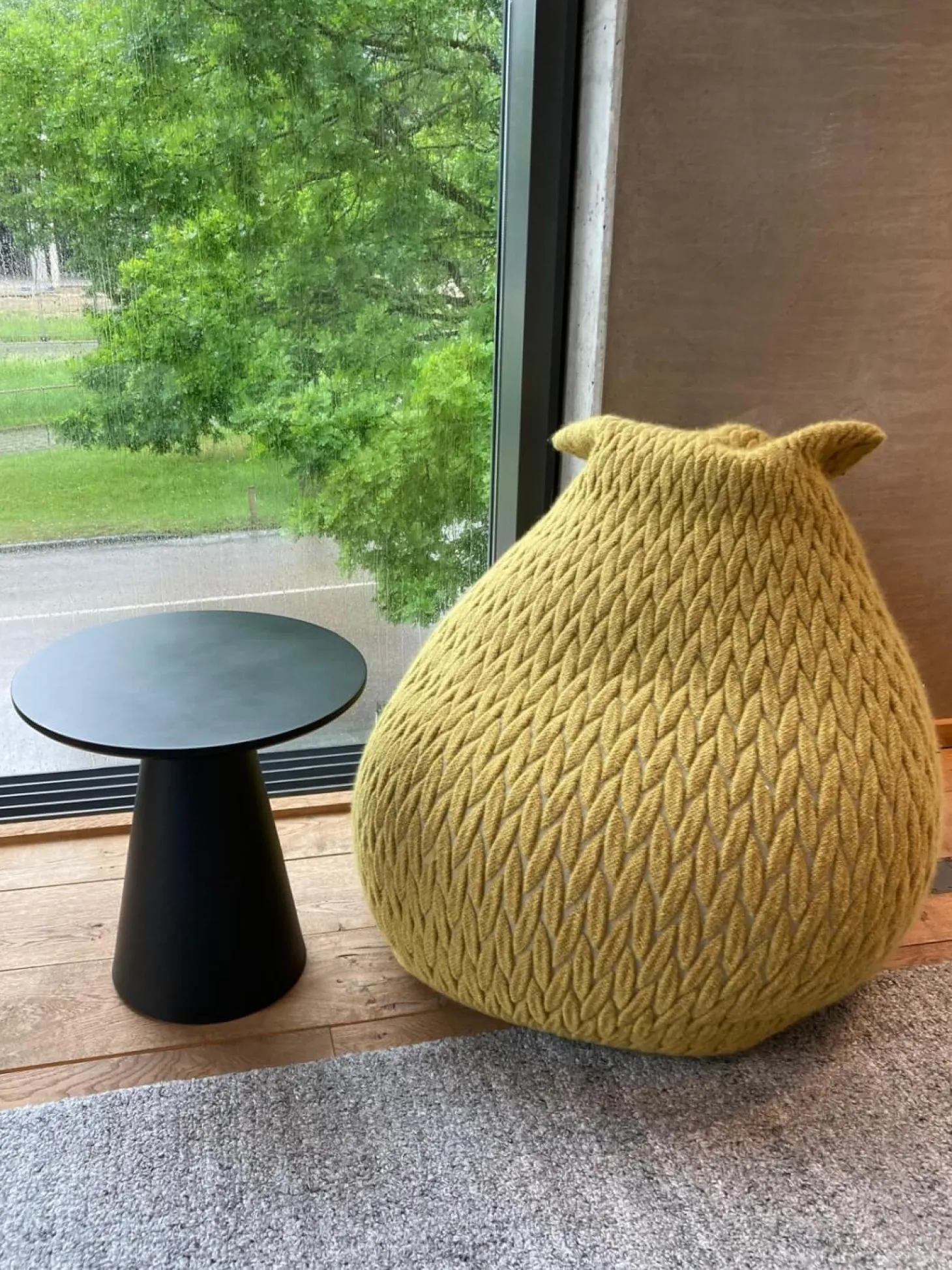 Sitzsack Slumber Large Mohairwolle Ochre Gelb