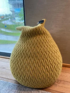 Sitzsack Slumber Large Mohairwolle Ochre Gelb