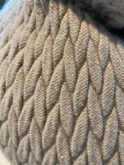 Sitzsack Slumber Large Mohairwolle Greige Grau Beige