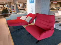 Sofa 4905 Lounger Bezug Stoff Q2 Fashio Cabren Metallkufe Anthrazit Abschlussrecamiere Links Drehbar