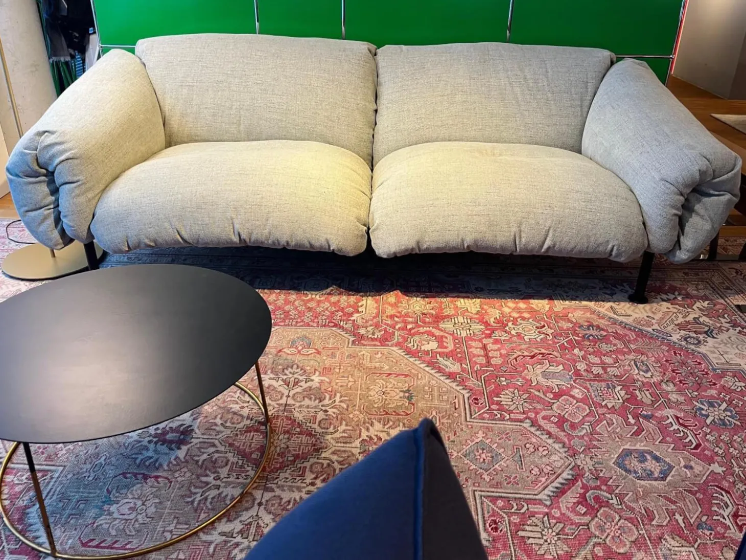 Sofa 1045 ZA:ZA 1045/212 Stoff CAT30 Blau