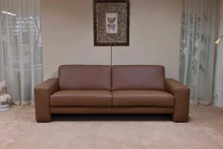 Sofa Aida Leder C-Tara-Family-Kenia Braun