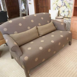 Sofa Allure Stoff Grau Braun