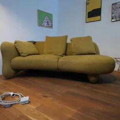 Sofa Bongo Bay Lounge Stoff 5275 0071 Grün Gelb