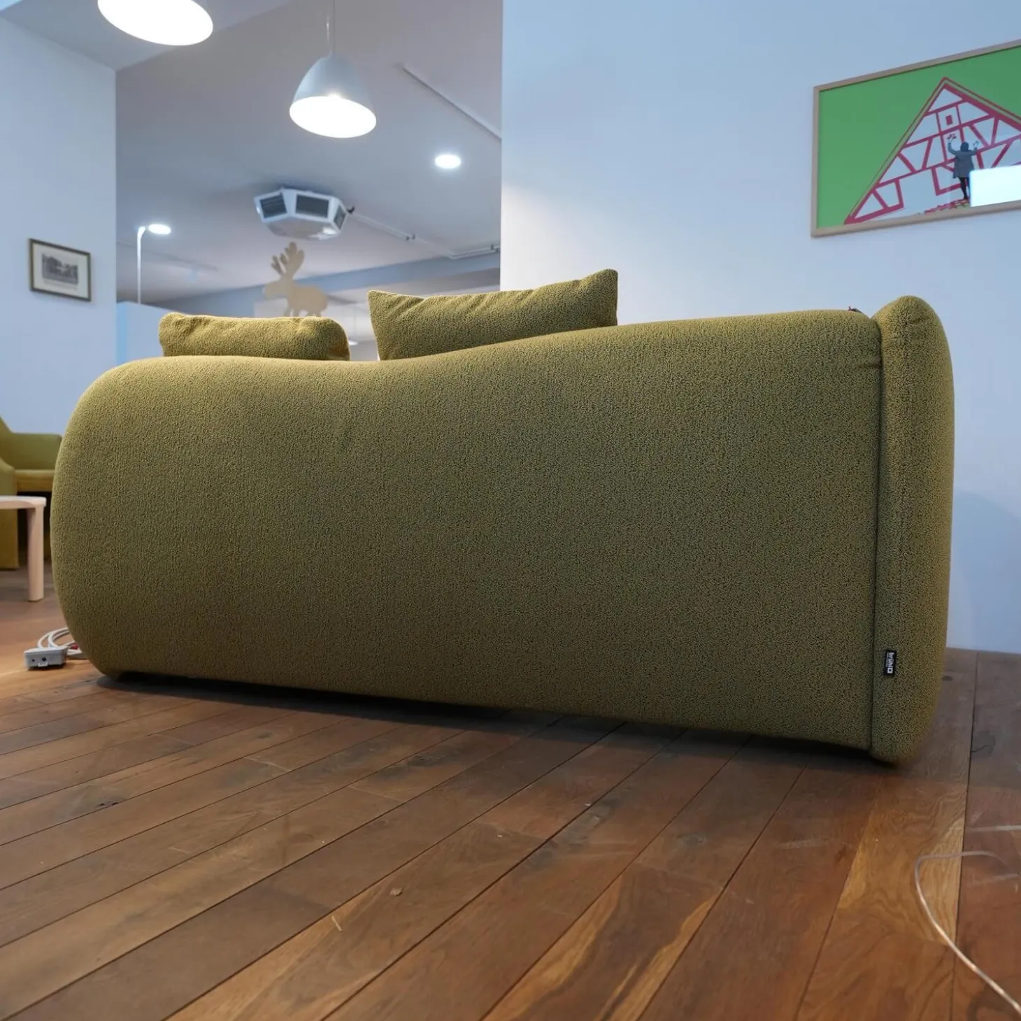 Sofa Bongo Bay Lounge Stoff 5275 0071 Grün Gelb