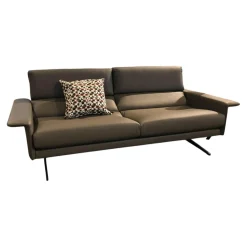 Sofa Brooklyn Leder PG500 Chamo Lava Grau