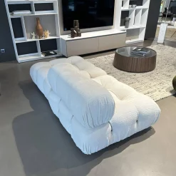 Sofa Camaleonda Stoff 103 Enia Elfenbein Weiß Füße Buchenholz Natur