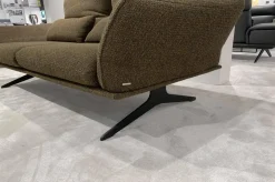 Sofa Ceda Stoff 20 Sherpa 84 Braun Rot Gestell Metall Schwarz Matt Pulverbeschichtet Inklusive Kissen