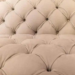 Sofa Chester Moon Leder Kashmir Nuage Grau