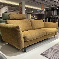 Sofa CL 970 Stoff 2037.68 Osino Holzkufe Buche Schwarz