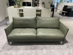 Sofa Classics CL990 R Leder 170 163 Olive Grün Kufe Metall