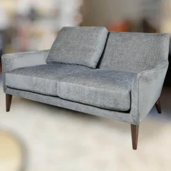 Sofa Coco 2 67,5 Stoff Uma BW1738 191 Füße Holz Dunkelbraun