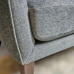 Sofa Coco 2 67,5 Stoff Uma BW1738 191 Füße Holz Dunkelbraun