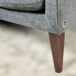 Sofa Coco 2 67,5 Stoff Uma BW1738 191 Füße Holz Dunkelbraun