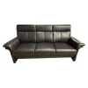 Sofa Colorado Leder Rodeo 9110 050 Schwarz Metallfuß M03