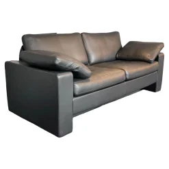 Sofa Conseta Leder 286 Schwarz